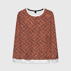 Мужской свитшот Медно-коричневый текстурированный