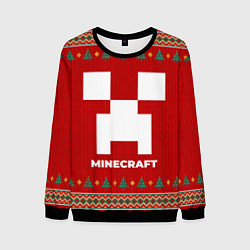 Мужской свитшот Minecraft new year