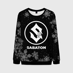 Свитшот мужской Снежный Sabaton, цвет: 3D-черный