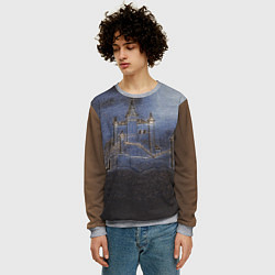 Свитшот мужской Замок принцессы, цвет: 3D-меланж — фото 2