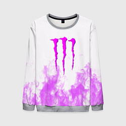 Мужской свитшот Monster energy neon flame