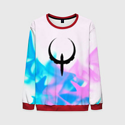 Свитшот мужской Quake neon flame, цвет: 3D-красный
