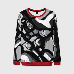 Мужской свитшот Чёрно-серая абстракция