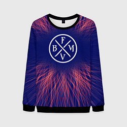 Свитшот мужской Bullet For My Valentine red energy, цвет: 3D-черный