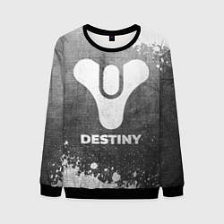 Свитшот мужской Destiny - grey gradient, цвет: 3D-черный