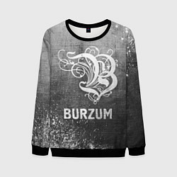 Свитшот мужской Burzum - grey gradient, цвет: 3D-черный