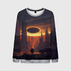 Свитшот мужской Космос - человек, цвет: 3D-меланж