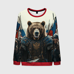 Мужской свитшот Русский воин медведь