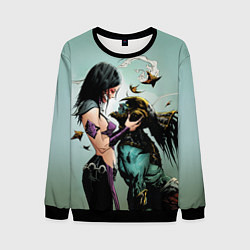 Свитшот мужской Mileena & Kotal Kahn - Mortal Kombat, цвет: 3D-черный