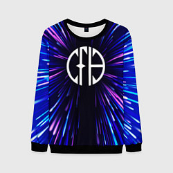 Свитшот мужской Pantera neon energy, цвет: 3D-черный