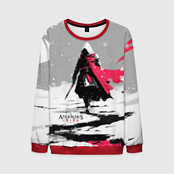 Свитшот мужской Assassins Creed winter ninja, цвет: 3D-красный