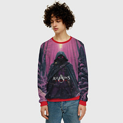 Свитшот мужской Assassins Creed demon, цвет: 3D-красный — фото 2