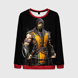 Свитшот мужской Mortal kombat - Scorpion, цвет: 3D-красный