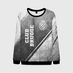 Мужской свитшот Club Brugge - grey gradient вертикально