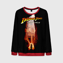 Свитшот мужской Indiana Jones and the Great Circle, цвет: 3D-красный
