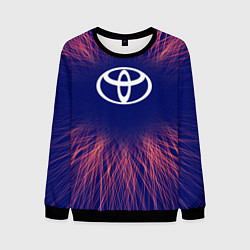 Свитшот мужской Toyota red energy, цвет: 3D-черный