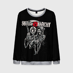 Свитшот мужской Sons Of Anarchy - death, цвет: 3D-меланж
