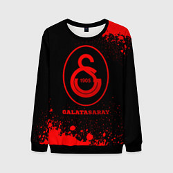 Свитшот мужской Galatasaray - red gradient, цвет: 3D-черный