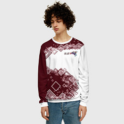 Свитшот мужской Сноуборд горы зовут, цвет: 3D-белый — фото 2