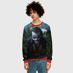 Свитшот мужской Джокер в траве, цвет: 3D-красный — фото 2
