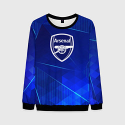Свитшот мужской Arsenal blue poly, цвет: 3D-черный