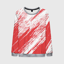 Мужской свитшот The color is white and red