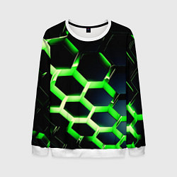 Мужской свитшот Neon Honeycombs