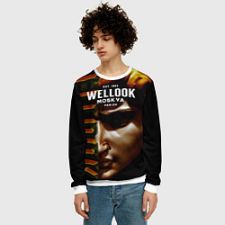 Свитшот мужской Davids Face Look, цвет: 3D-белый — фото 2