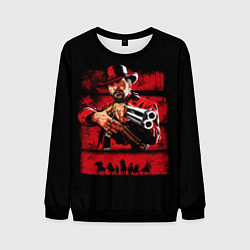 Свитшот мужской Red Dead Redemption 2, цвет: 3D-черный