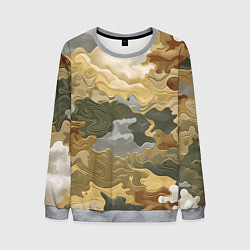 Мужской свитшот Золотистый камуфляж