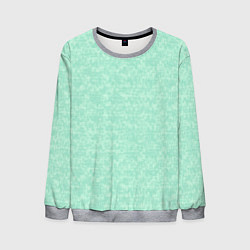Свитшот мужской Аквамарин однотонный текстурированный, цвет: 3D-меланж