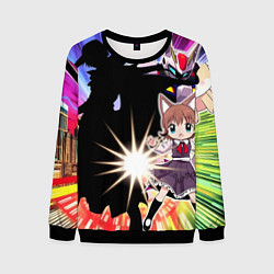 Свитшот мужской Фанату аниме, цвет: 3D-черный