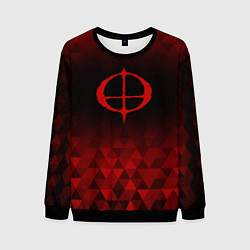 Свитшот мужской Ozzy Osbourne red poly, цвет: 3D-черный