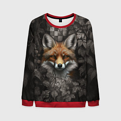 Мужской свитшот Внимательный лис