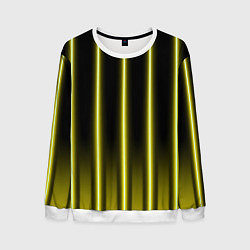 Свитшот мужской Neon yellow, цвет: 3D-белый