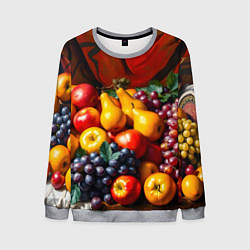 Мужской свитшот Фруктовый натюрморт