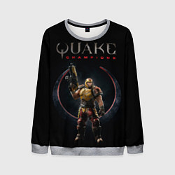 Свитшот мужской Quake champions - Ranger, цвет: 3D-меланж