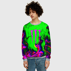 Свитшот мужской Monster Energy flame, цвет: 3D-меланж — фото 2