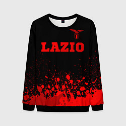 Свитшот мужской Lazio - red gradient посередине, цвет: 3D-черный