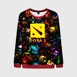 Свитшот мужской Dota2 персонажи, цвет: 3D-красный