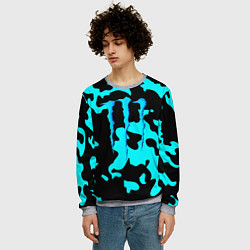 Свитшот мужской Monster energy камуфляж голубой, цвет: 3D-меланж — фото 2