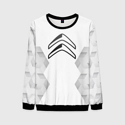 Свитшот мужской Citroen white poly, цвет: 3D-черный