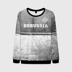 Свитшот мужской Borussia - grey gradient посередине, цвет: 3D-черный