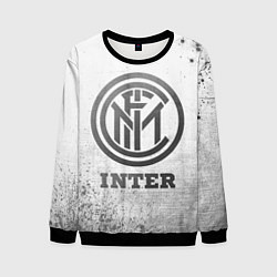 Свитшот мужской Inter - white gradient, цвет: 3D-черный