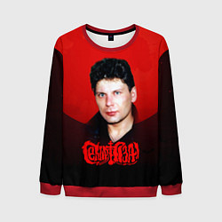 Свитшот мужской Юрий Клинских красная луна, цвет: 3D-красный
