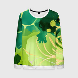 Свитшот мужской Вдохновленный природой, цвет: 3D-белый