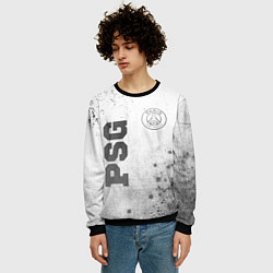 Свитшот мужской PSG - white gradient вертикально, цвет: 3D-черный — фото 2