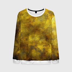 Мужской свитшот Золотая ржавая текстура