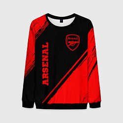 Мужской свитшот Arsenal - red gradient вертикально