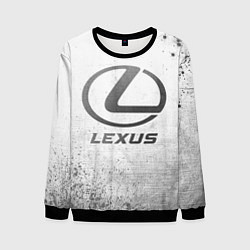 Мужской свитшот Lexus - white gradient